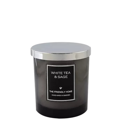 White Tea & Sage, Doftljus, 210 g