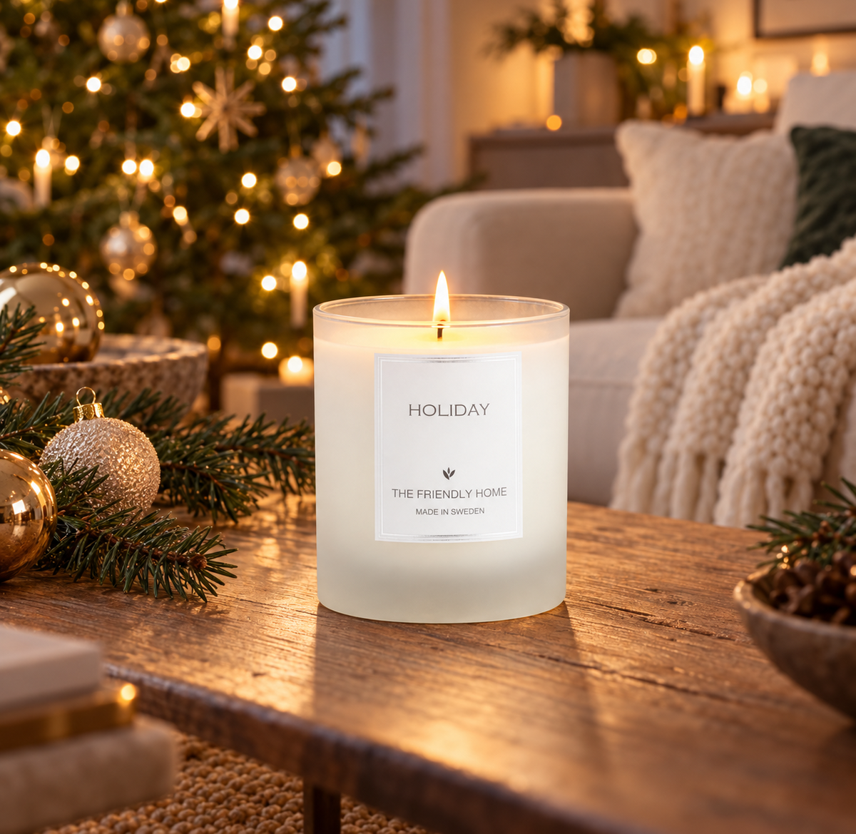 Holiday, Scented Candle, 165 g