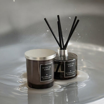 White Tea & Sage, Scented Candle, 220 g